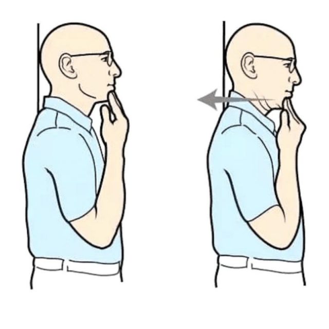 bài tập ấn cằm
